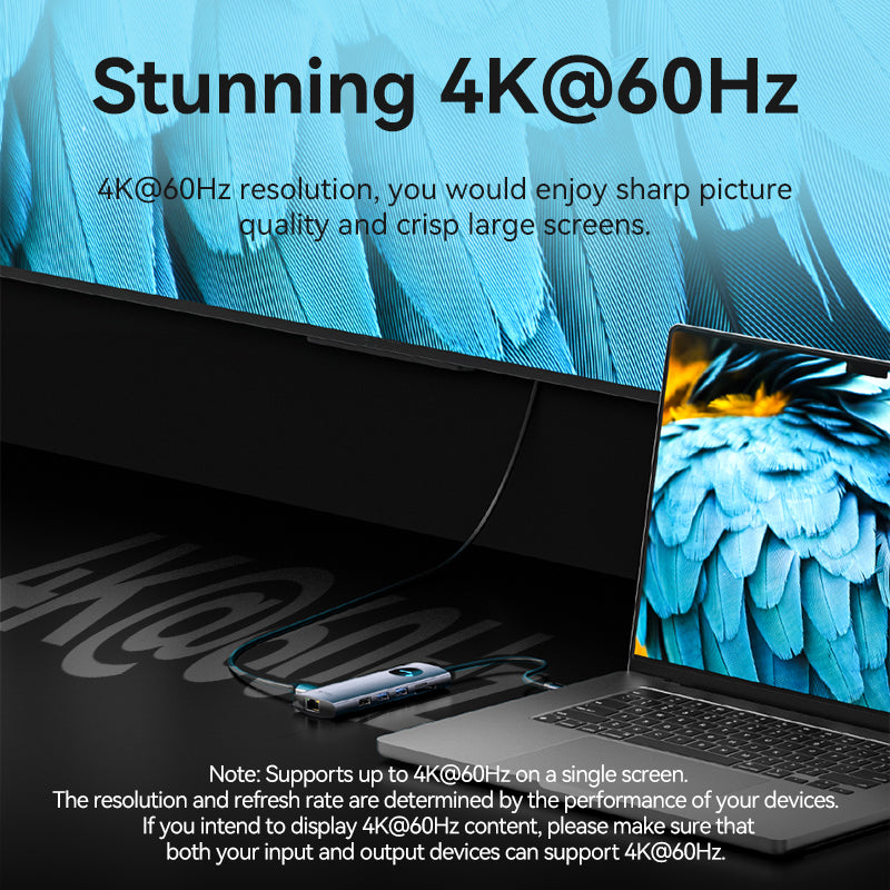 Vention 9'u 1 arada USB-C MST Bağlantı İstasyonu