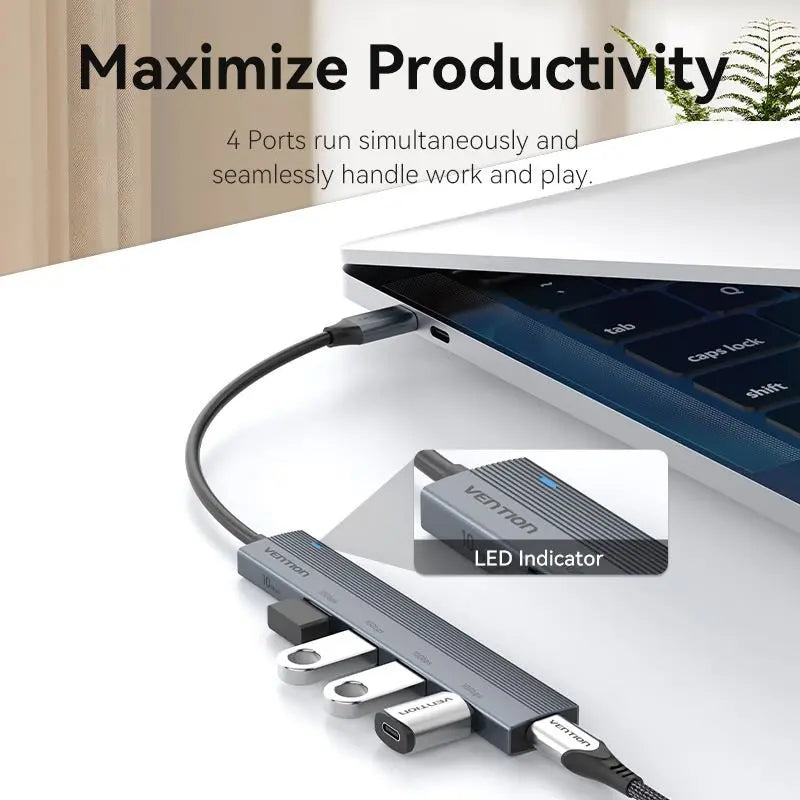 Vention 5-in-1 USB-C Mini Hub - Vention