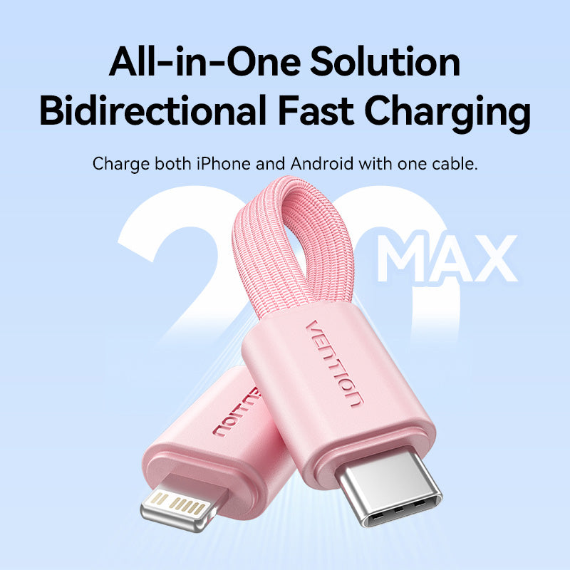 <tc>Vention</tc> Batterie externe 10 000 mAh (USB-C + Lightning + USB-A) 22,5 W avec écran LED