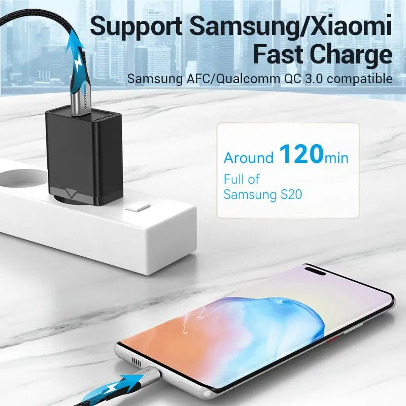 Vention 1-Port USB Wall Charger 18W EU-Plug - Vention