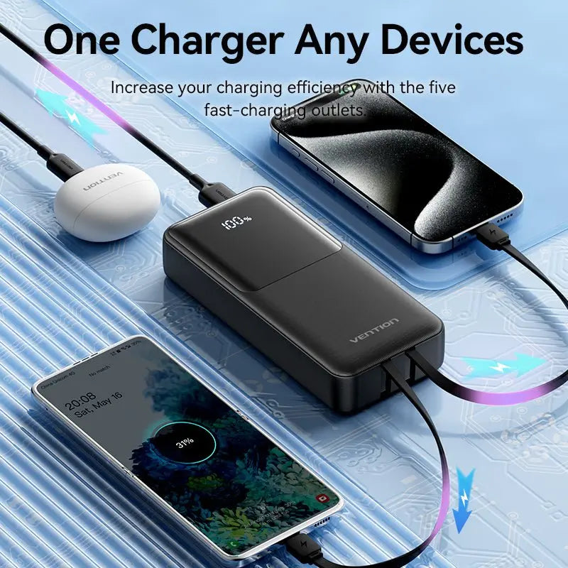 Vention 20000mAh Power Bank 22.5W - Vention