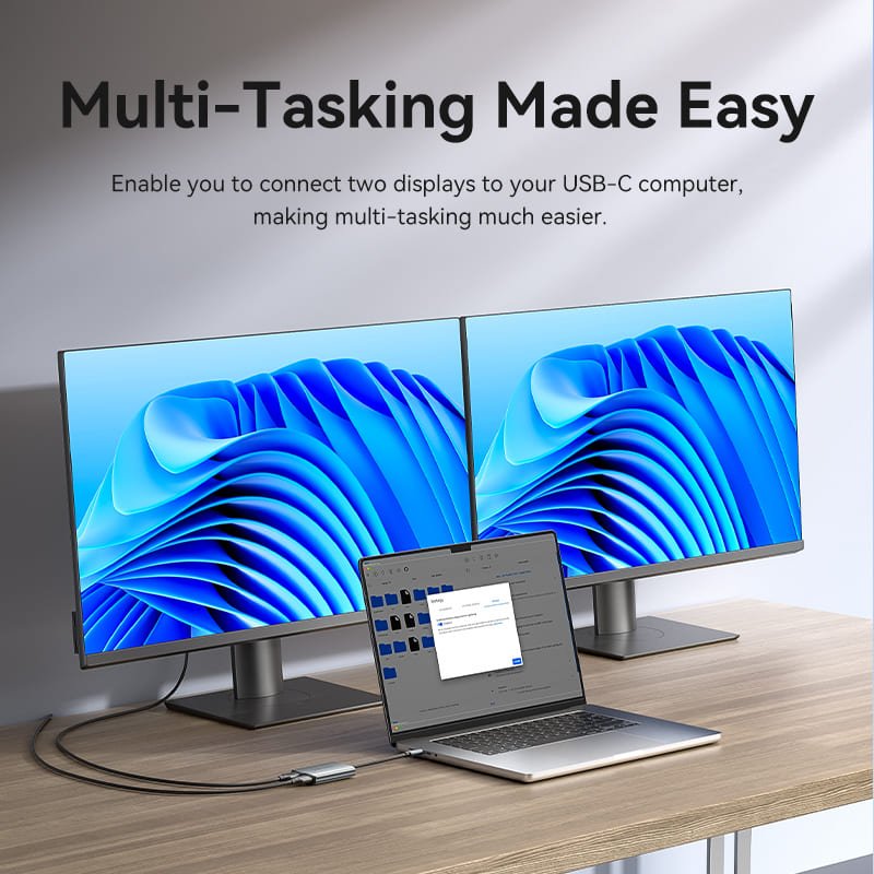 Vention USB-C to Dual HDMI™ MST Adapter - Vention