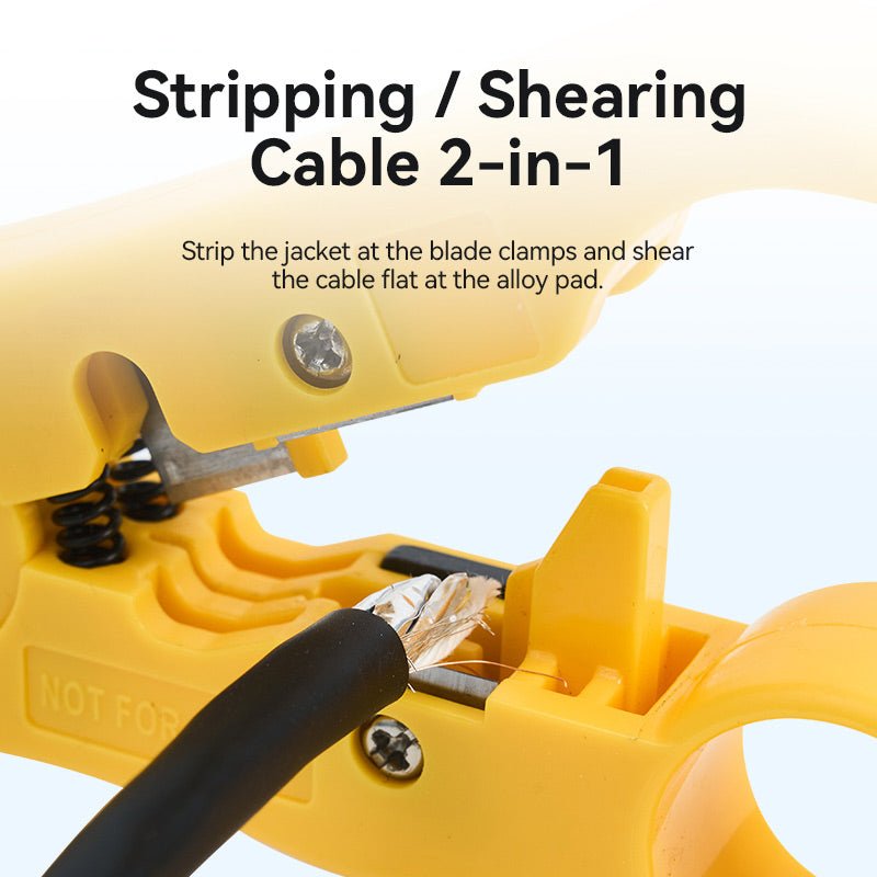 Vention Coaxial Cable Stripper Yellow - Vention