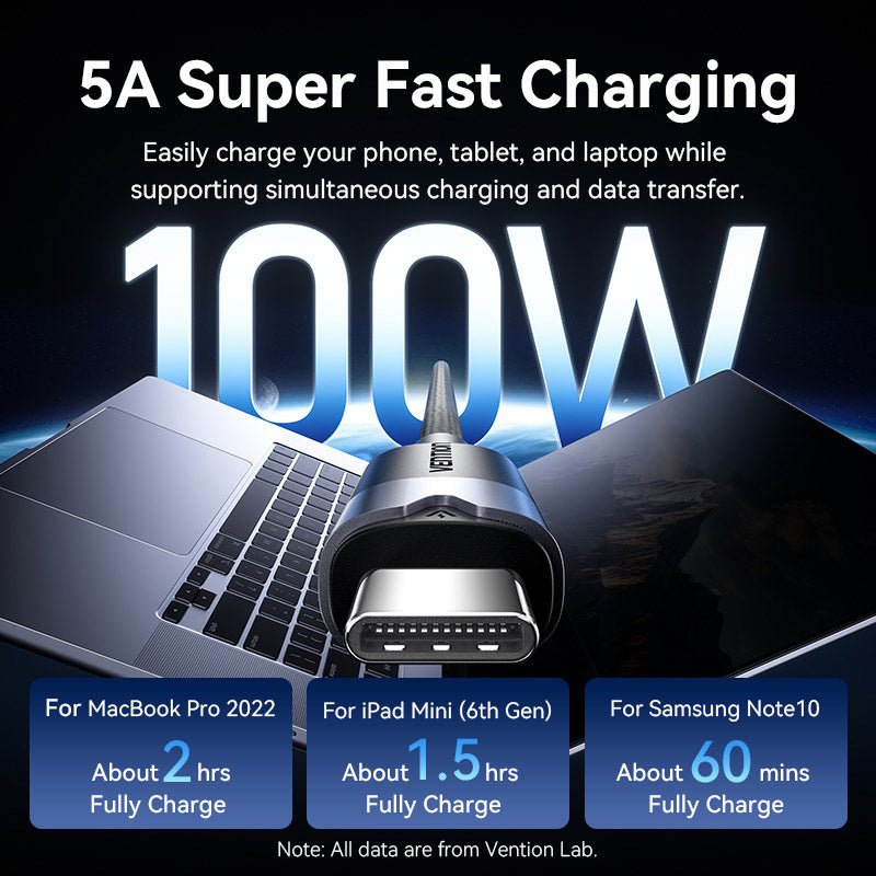 Vention USB 3.2 Gen2 C Male to C Male 10Gbps Cable Aluminum Alloy Type - Vention