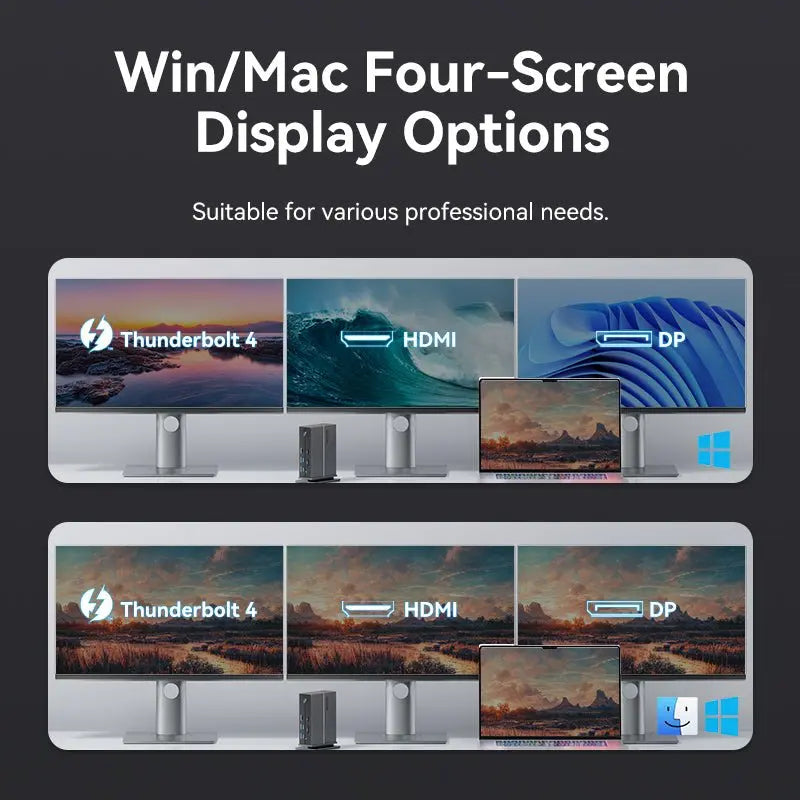 Vention 14-in-1 Thunderbolt 4 Docking Station - Vention
