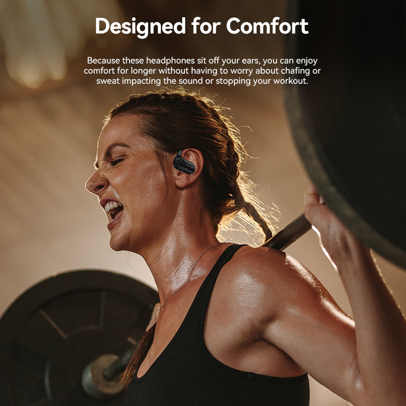 Wireless Bluetooth Open Ear Headphones OpenBeat O11 Black