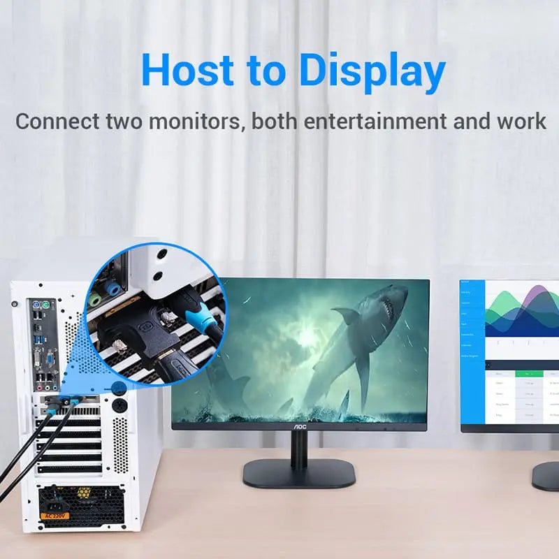 Vention HDMI™ Female to DVI (24+1) Male Adapter Black - Vention