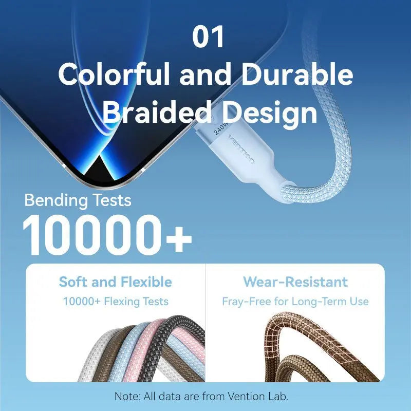 Vention USB 2.0 Type-C Male to Type-C Male 5A Cable Aluminum Alloy Type - Vention
