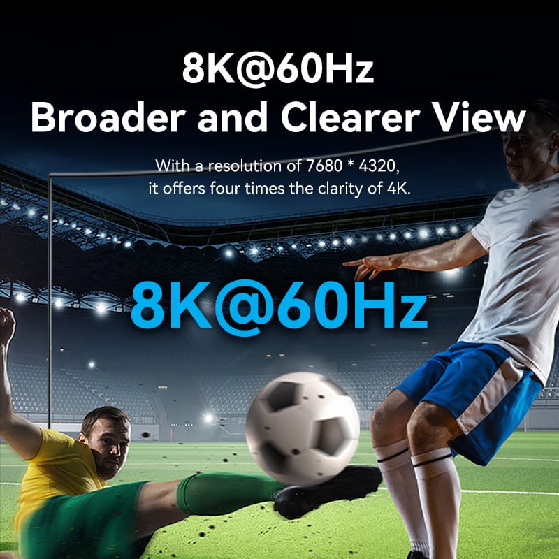 Vention 3 In 1 Out 8K HDMI™ Switcher Gray Aluminium Alloy Type - Vention