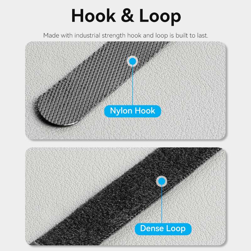 Vention Hook & Loop Cable Tie 120mm x 12mm Black - Vention