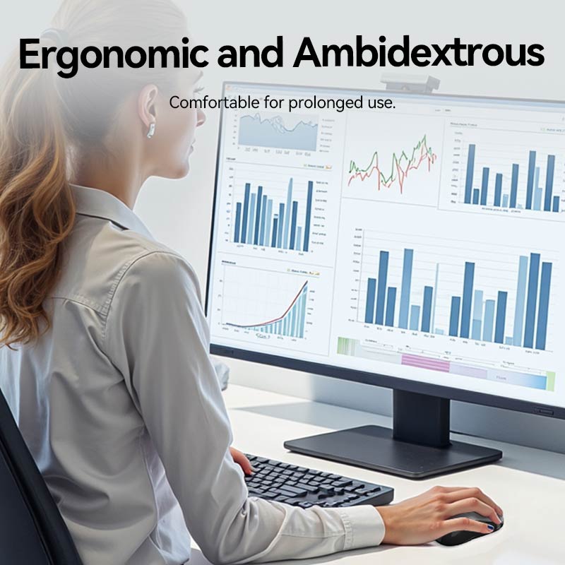 <tc>Vention</tc> 无线全尺寸静音键盘鼠标套装 黑色超薄型