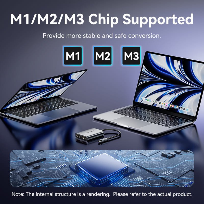 Vention USB-C to Dual HDMI™ MST Adapter - Vention