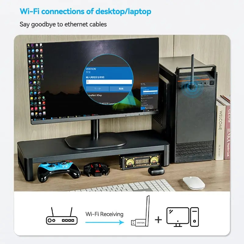 Vention USB Wi-Fi Adapter - Vention