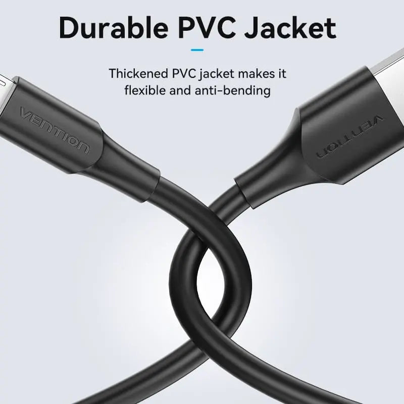 USB 2.0 A Male to Micro-B Male 2A Cable - Vention