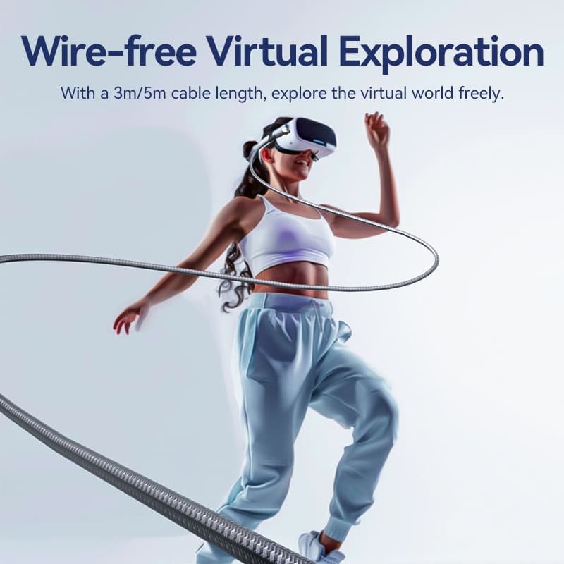 USB 3.0 C Male to C Male Right Angle VR Cable
