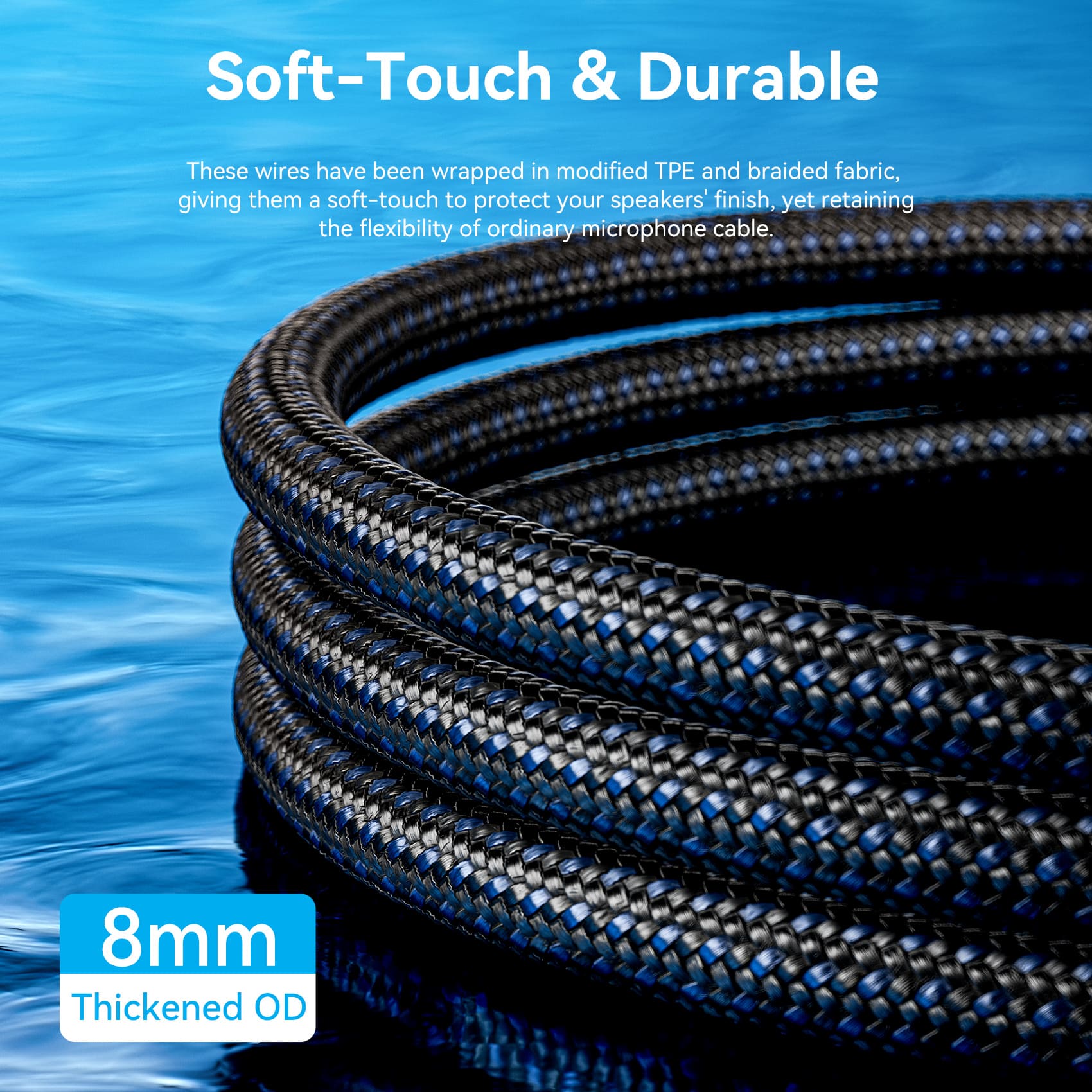 XLR Male to XLR Female Microphone Cable (Hi-Fi)