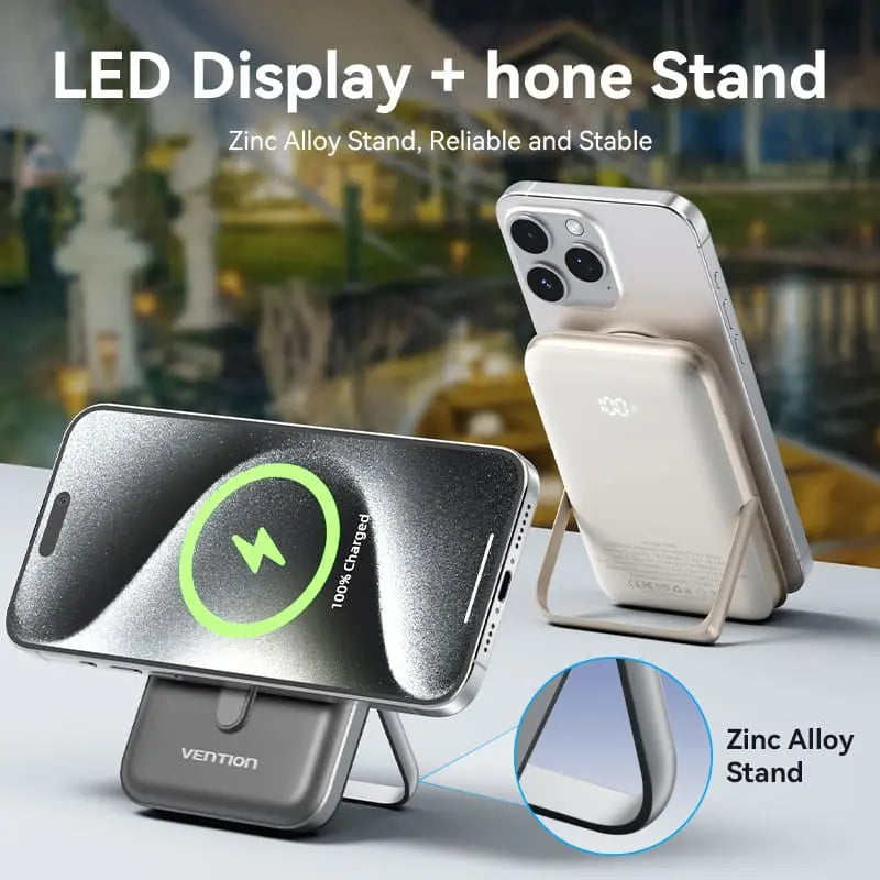 Vention 10000mAh Magnetic Wireless Power Bank 20W - Vention