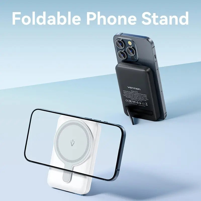 Vention 5000mAh Magnetic Wireless Power Bank 20W——On Promotion - Vention