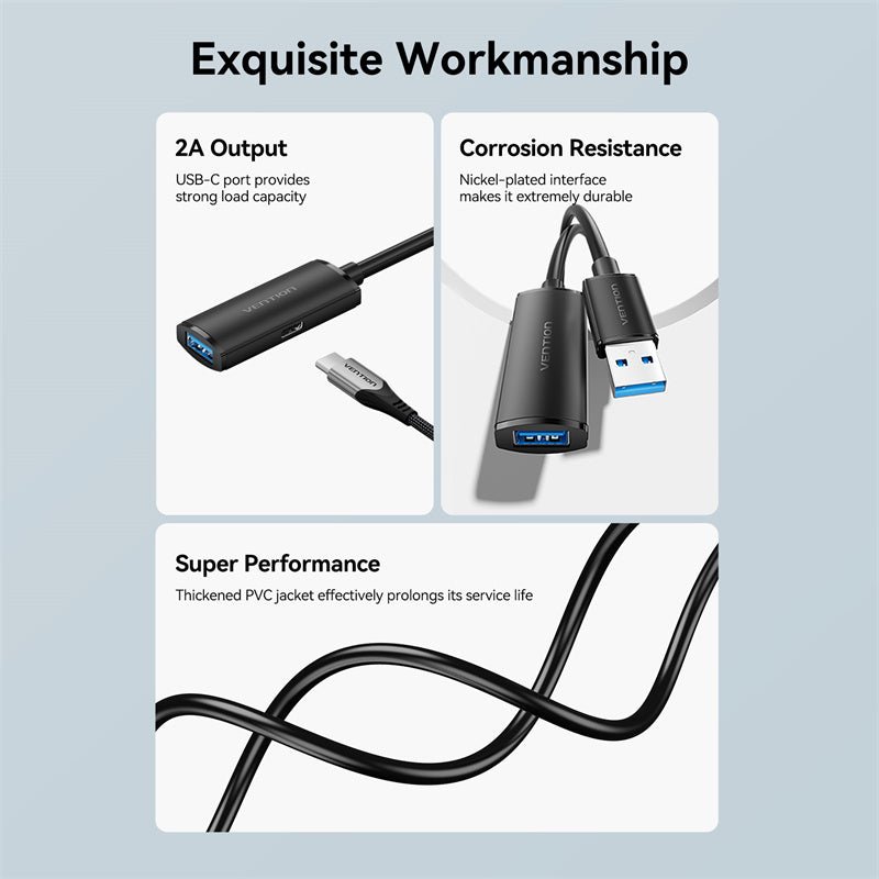 Vention USB 3.0 Active Extension Cable - Vention