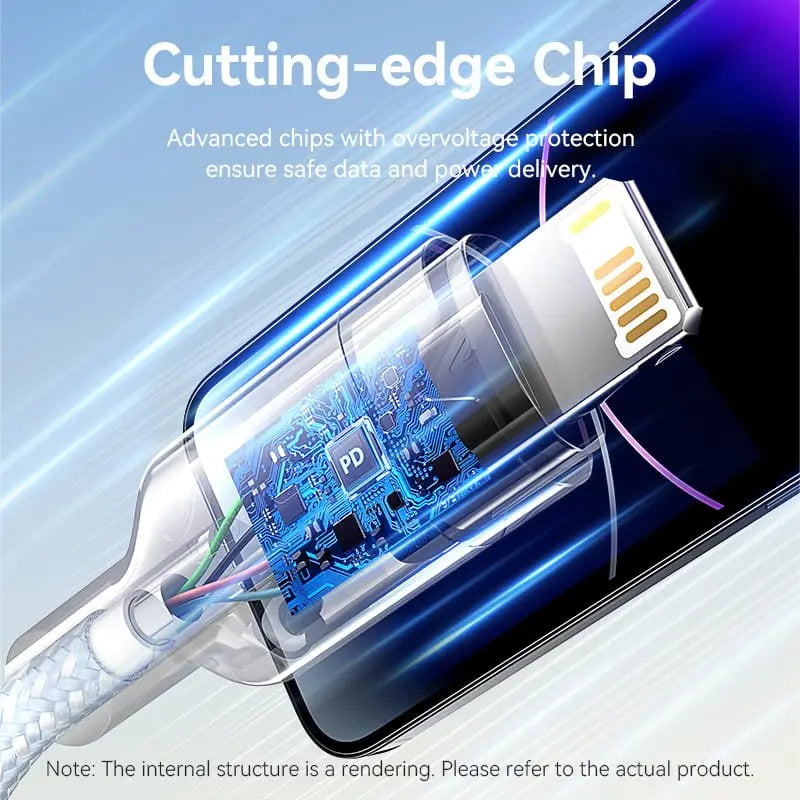Vention USB 2.0 Type-A Male to Lightning Male 2.4A Cable Aluminum Alloy Type - Vention