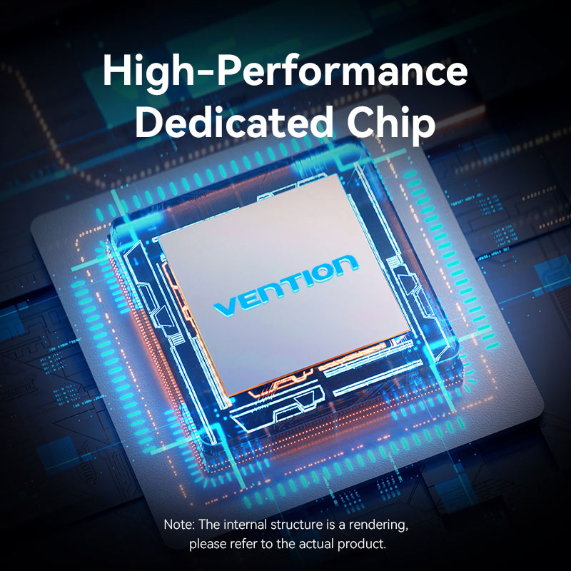 <tc>Vention</tc> USB-C 转 HDMI/USB 3.0*3/PD 扩展坞 0.15M 灰色铝合金型