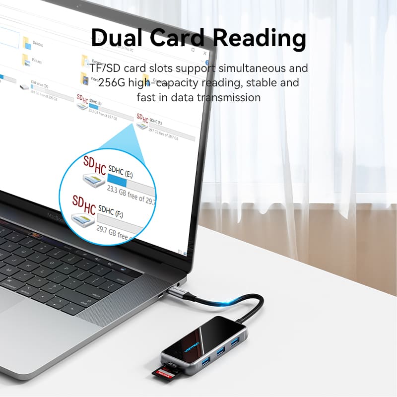 <tc>Vention</tc> Station d'accueil USB-C 7 en 1
