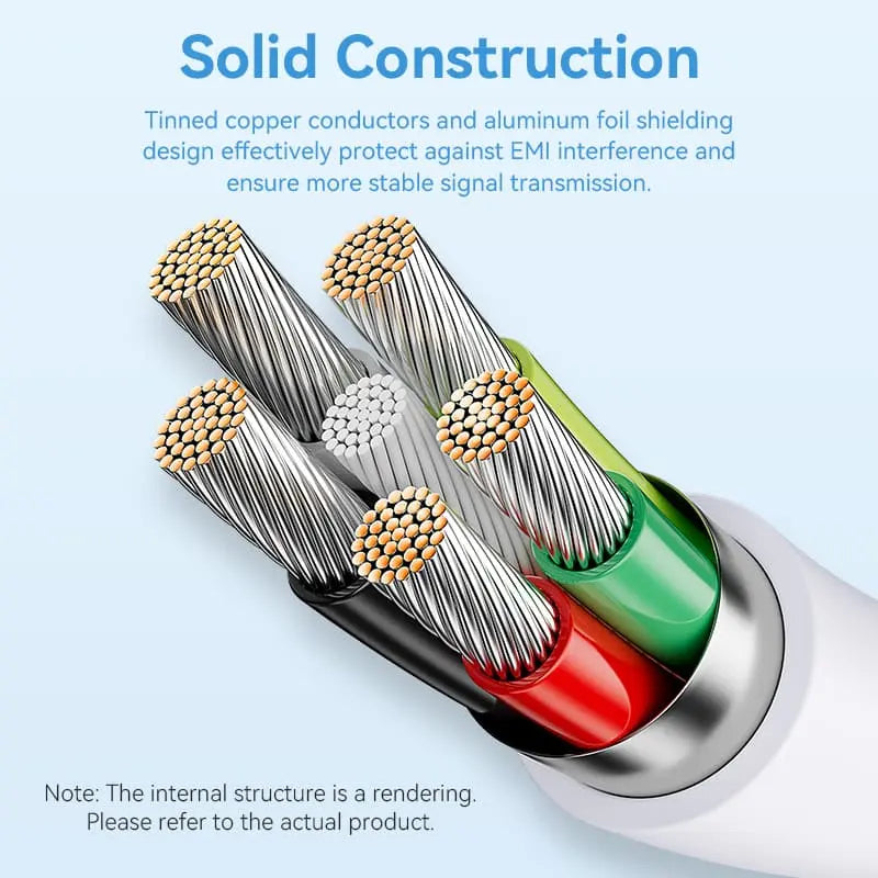 Vention USB 2.0 Type-A Male to Lightning Male 2.4A Cable - Vention