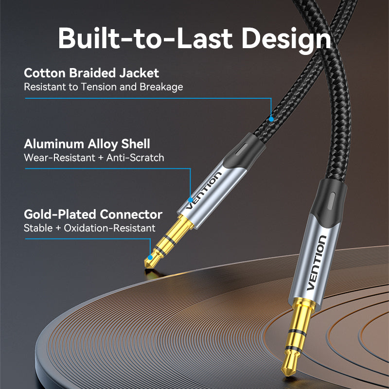 3.5mm Male to 2.5mm Male Audio Cable