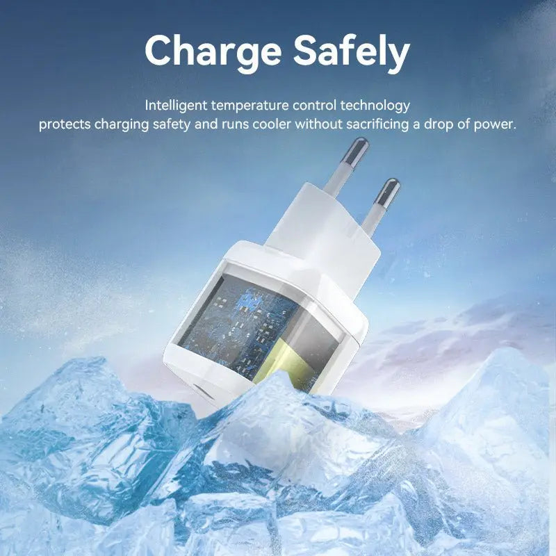 Vention 1-Port USB-C GaN Charger 30W EU-Plug - Vention