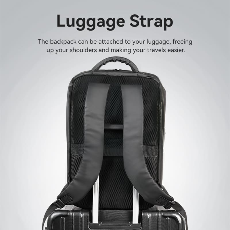 Water-Repellent Laptop Backpack Black