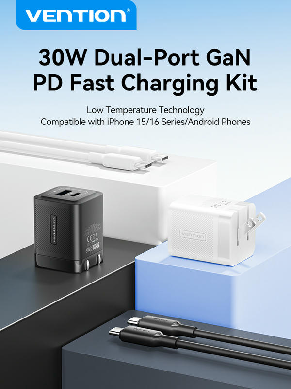 Vention 30W GaN Charging Kit