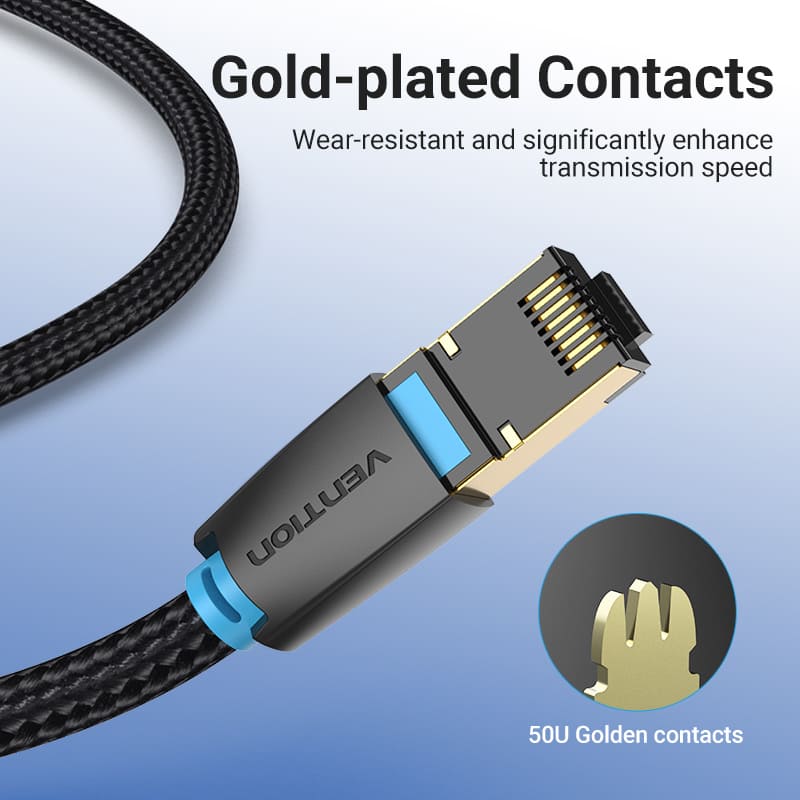 <tc>Vention</tc> Câble de raccordement Ethernet SFTP Cat8