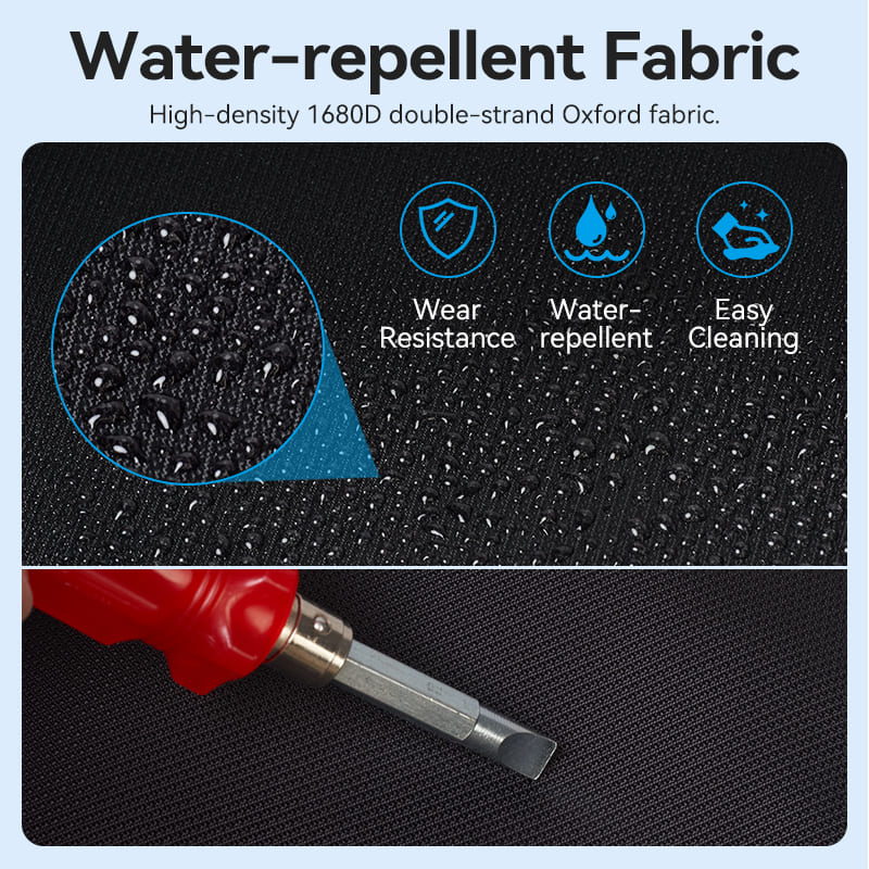 Water-Repellent Anti-Theft Laptop Backpack (45cm x 30cm x 15cm) with USB Charging Port and Lock Black