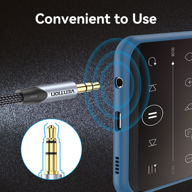 3.5mm Male to 2.5mm Male Audio Cable
