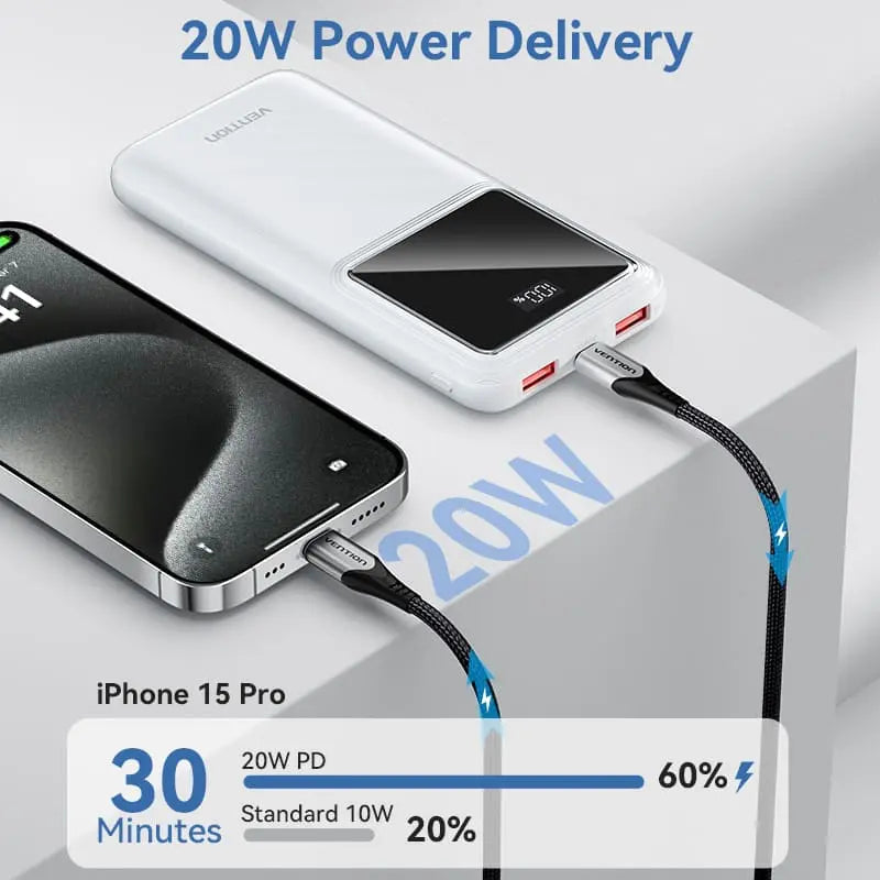 Vention 10000mAh Power Bank 22.5W - Vention
