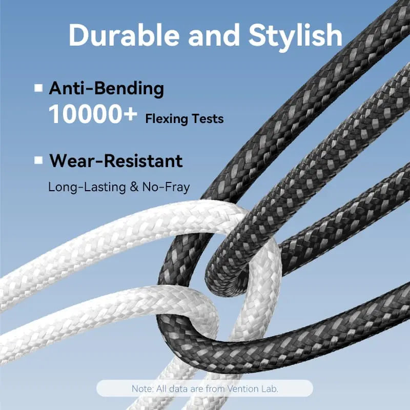 Vention USB 2.0 A Male to C Male 6A Cable Aluminum Alloy Type - Vention