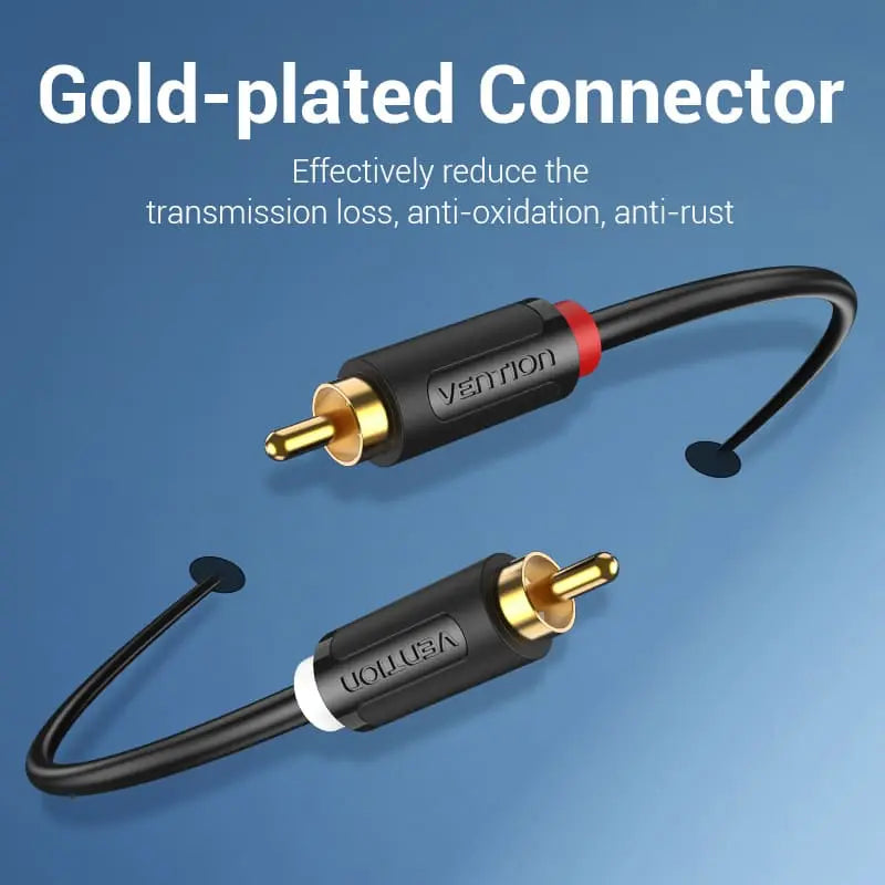 Vention 2-Male to 2-Male RCA Cable - Vention
