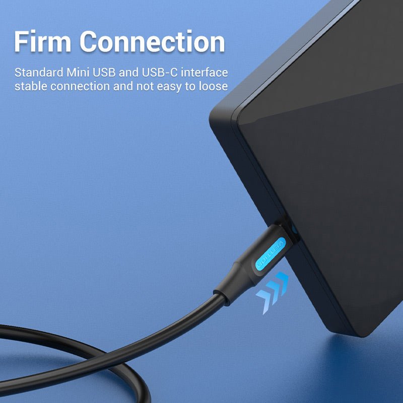 Vention USB 2.0 C Male to Mini-B Male 2A Cable - Vention