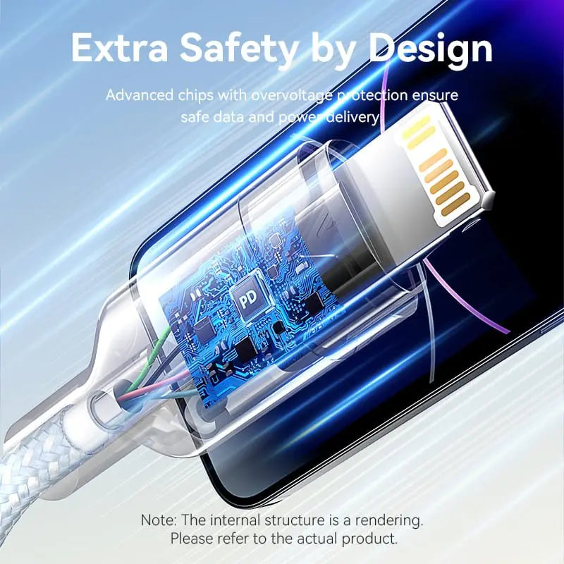 Vention USB 2.0 Type-C Male to Lightning Male 3A Cable Aluminum Alloy Type - Vention