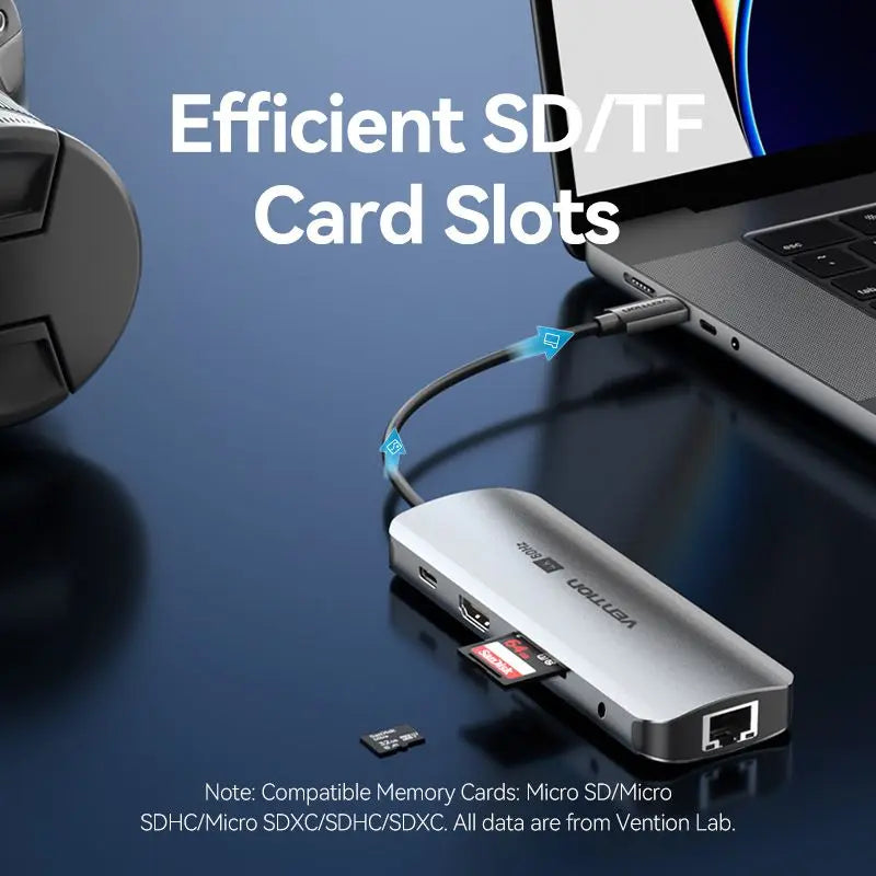 Vention 9-in-1 USB-C Docking Station - Vention