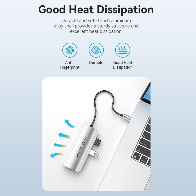 Vention 5-in-1 USB-C Docking Station - Vention