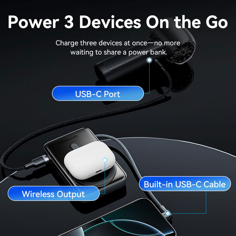 <tc>Vention</tc> Power Bank 10000mAh 35W