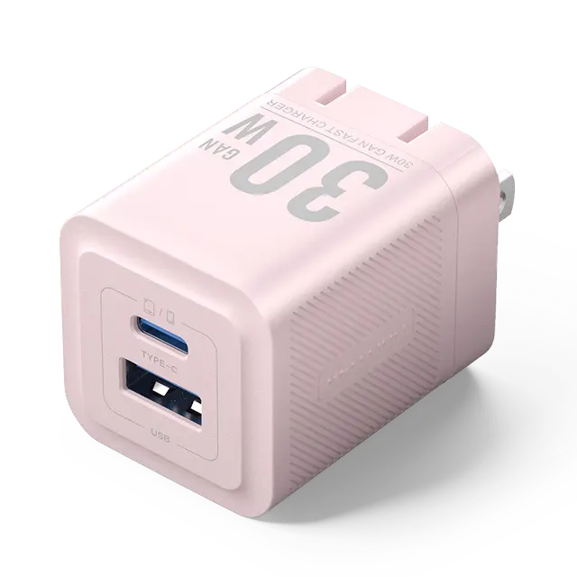 Vention 2-Port USB (C + A) GaN Charger (30W/30W) US Plug - Vention