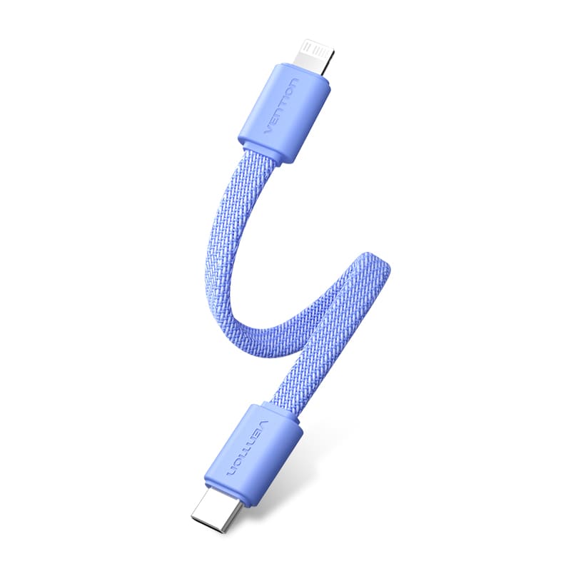 Kabel pengisian daya dua arah 11cm untuk bank daya 5000mAh (USB-C + LIGHTNING) 20W Light Display Type