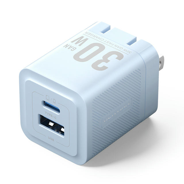 Vention 2-Port USB (C + A) GaN Charger (30W/30W) US Plug