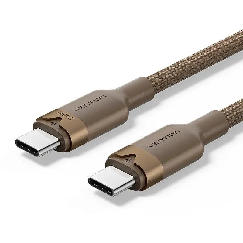 Vention USB 2.0 Type-C Male to Type-C Male 5A Cable Aluminum Alloy Type - Vention