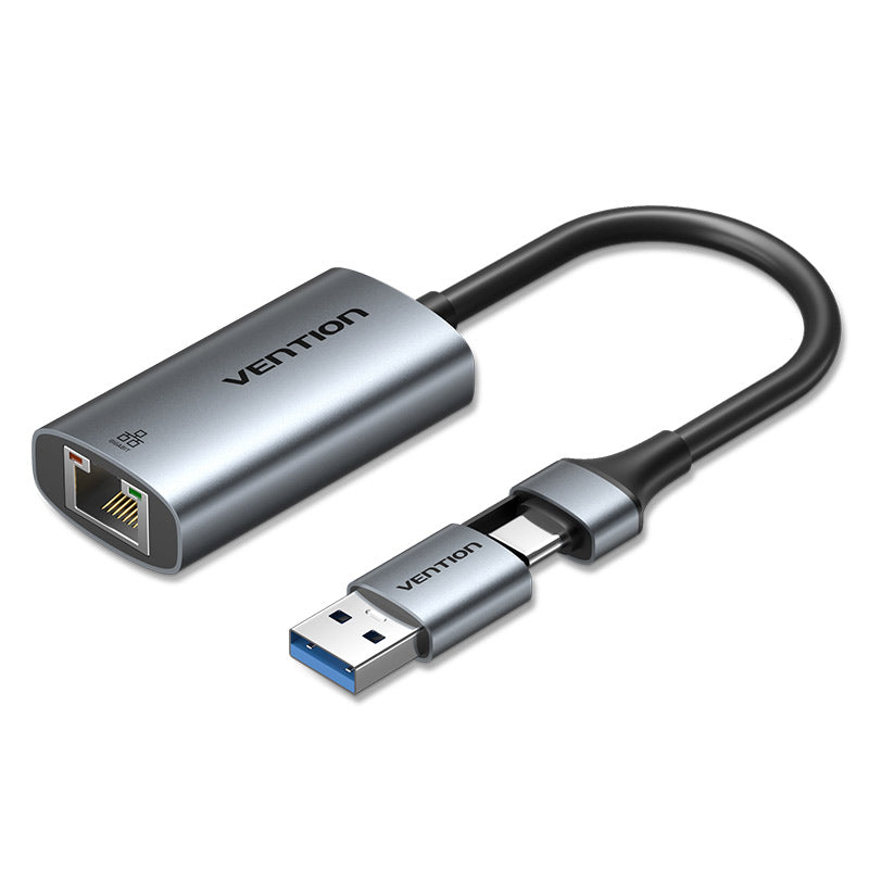 <tc>Vention</tc> USB-C/USB-A auf Gigabit-Ethernet-Adapter