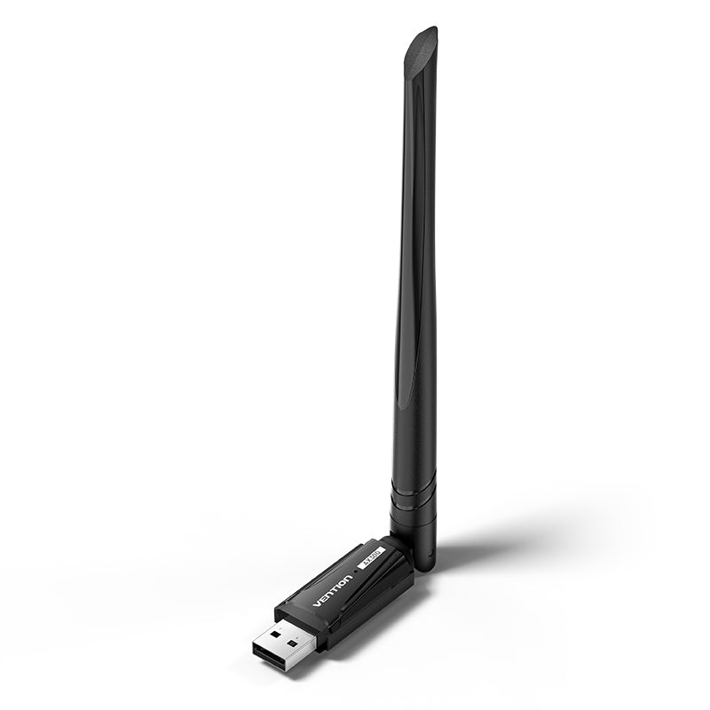 <tc>Vention</tc> Adaptor USB Wi-Fi Single Band AX300 Dengan Antena Penguatan Tinggi Hitam