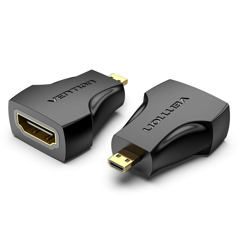 Vention Micro HDMI Male to HDMI Female Adapter Black - Vention