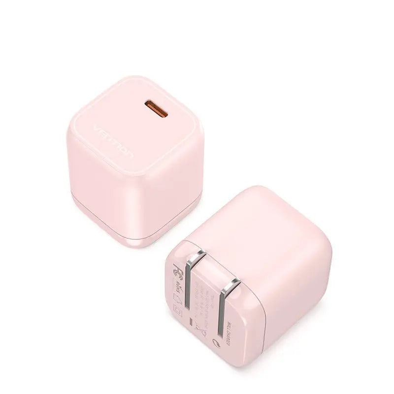 Vention 1-port USB-C GaN Charger(30W) US-Plug White - Vention